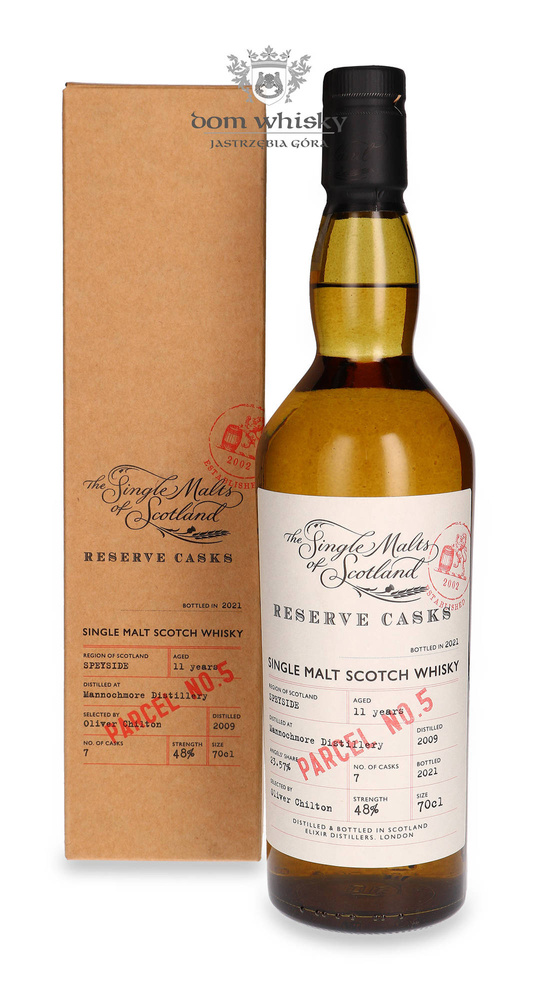 Mannochmore 11-letni The Single Malts of Scotland Reserve Cask Parcel No. 5 / 48%/ 0,7l