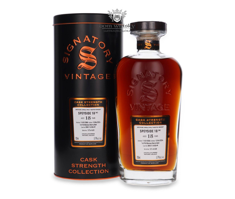 Speyside 18-letni (D.2005, B.2024) Signatory Vintage / 57,9%/ 0,7l