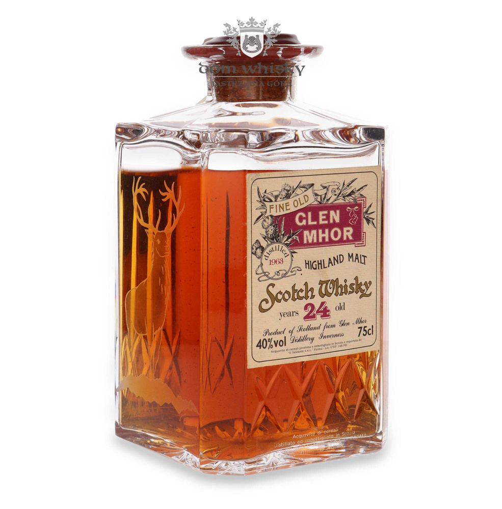 Glen Mhor 1963 (24-year-old)Crystal Decanter, Sestante/40% / 0.75l