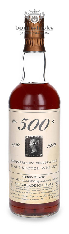 Bruichladdich 21-letni The Penny Black 500th Anniversary Celebration / 46% / 0,75l