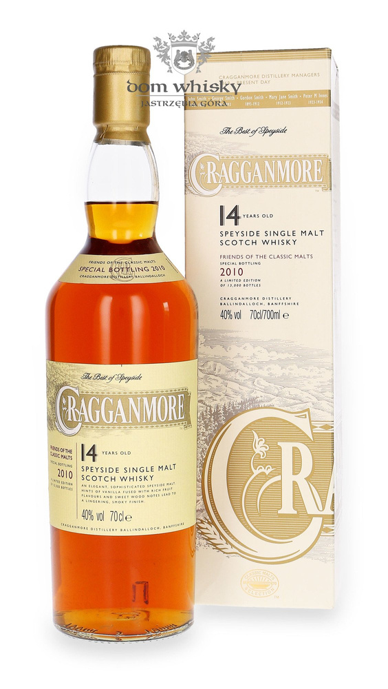 Cragganmore 14-year-old (Bottled 2010) / 40% / 0.7l