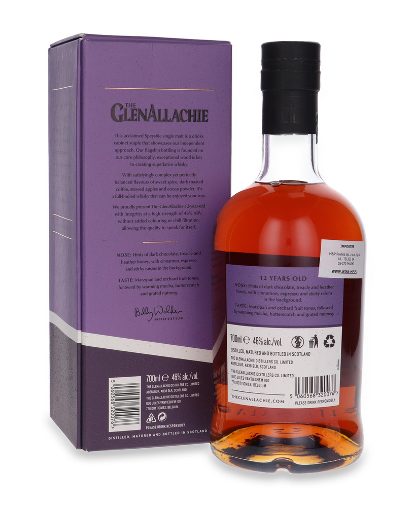 GlenAllachie 12 Year Old / 46% / 0.7l