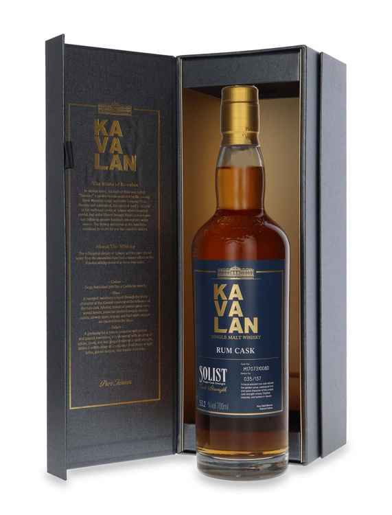 Kavalan Solist Rum Cask  / 53,2%/ 0,7l