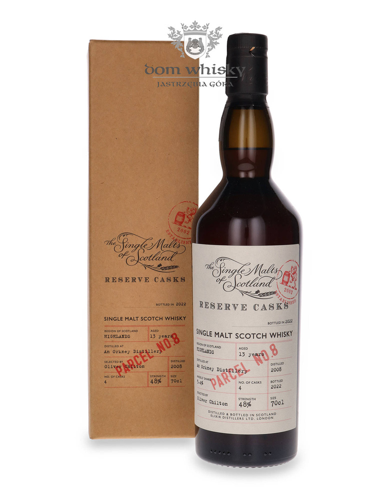 An Orkney Distillery 13-letni The Single Malts of Scotland Reserve Cask Parcel No.8 / 48%/ 0,7l	 