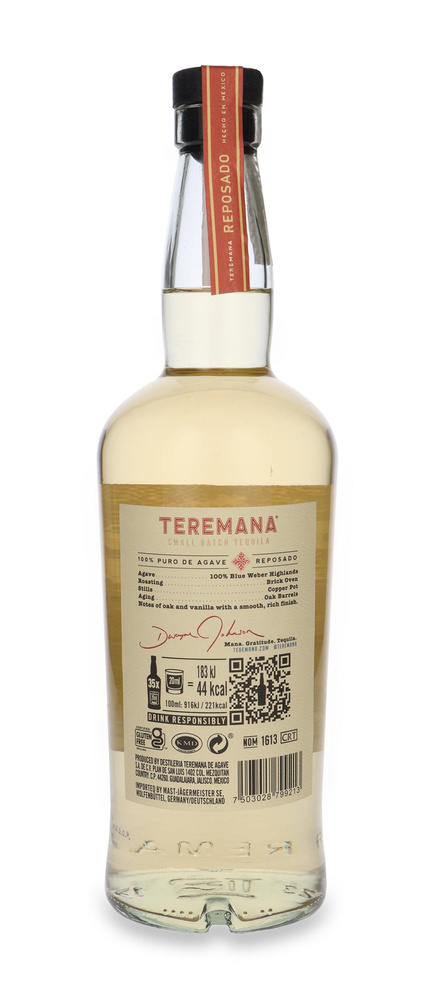 Teremana Reposado Small Batch 100% Puro de Agave / 40% / 0,7l