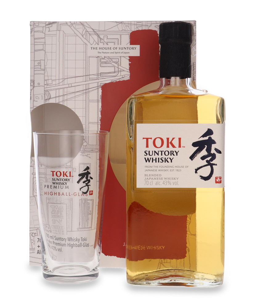 Suntory Whisky Toki + szklanka / 43% / 0,7l