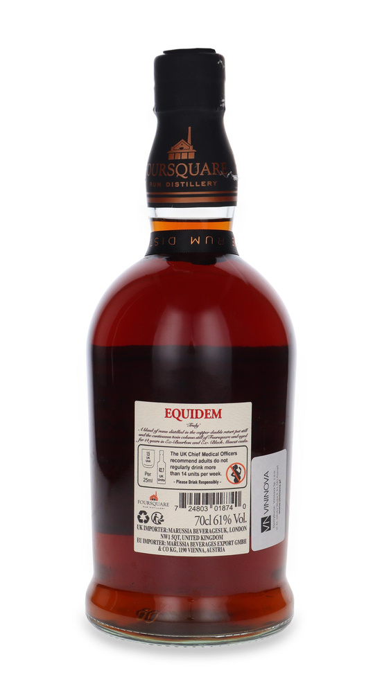 Foursquare Equidem, Fine Barbados Rum 14 Year / 61% / 0.7l