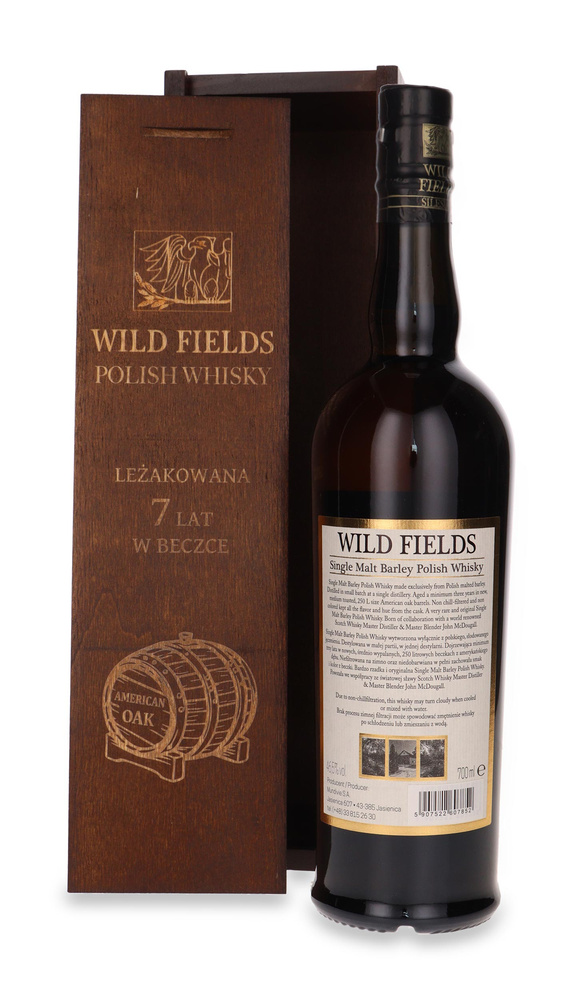 Wild Fields 7-letni American Oak Cask Single Malt Barley Polish Whisky /46,5%/0,7l