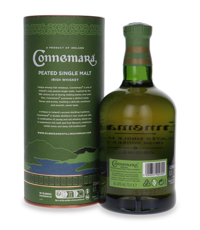 Connemara Original Peated Single Malt Irish Whiskey/ 40% / 0,7l