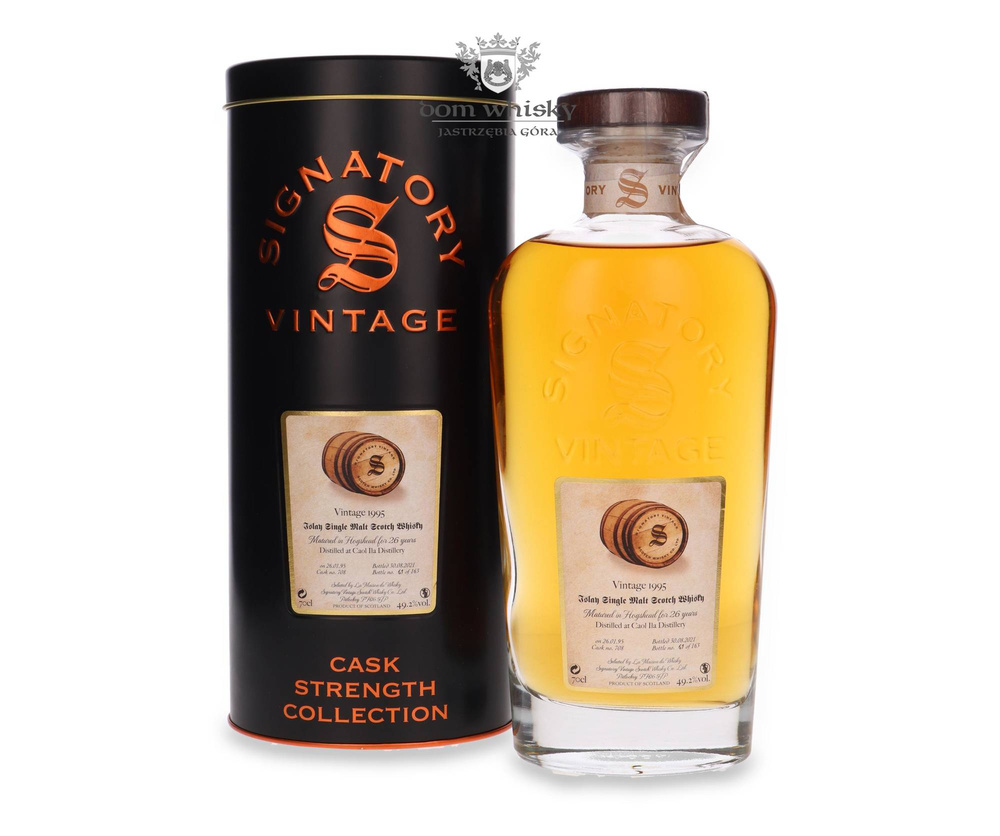 Caol Ila 26 years old (D.1995, B.2021) Signatory Vintage /49.2%/0.7l