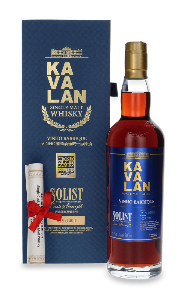 Kavalan Solist Single Malt Vinho Barrique (Taiwan) / 57,1% / 0,7l