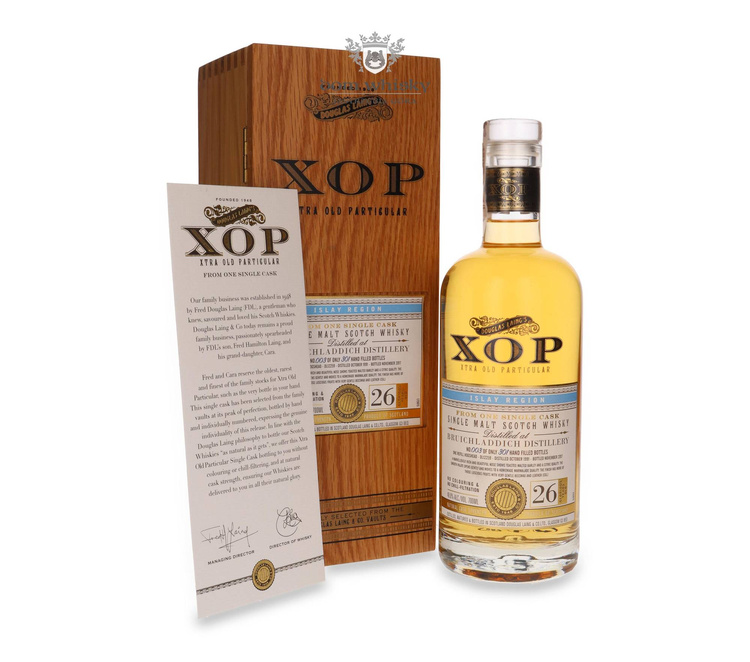 Bruichladdich 26-letni (D.1991, B.2017) Douglas Laing’s XOP / 48% / 0,7l	