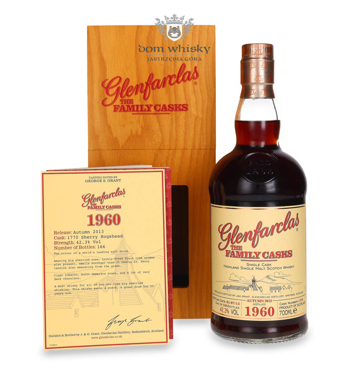 Glenfarclas The Family Casks 1960 (Bottled 2013) / 42,3% / 0,7l