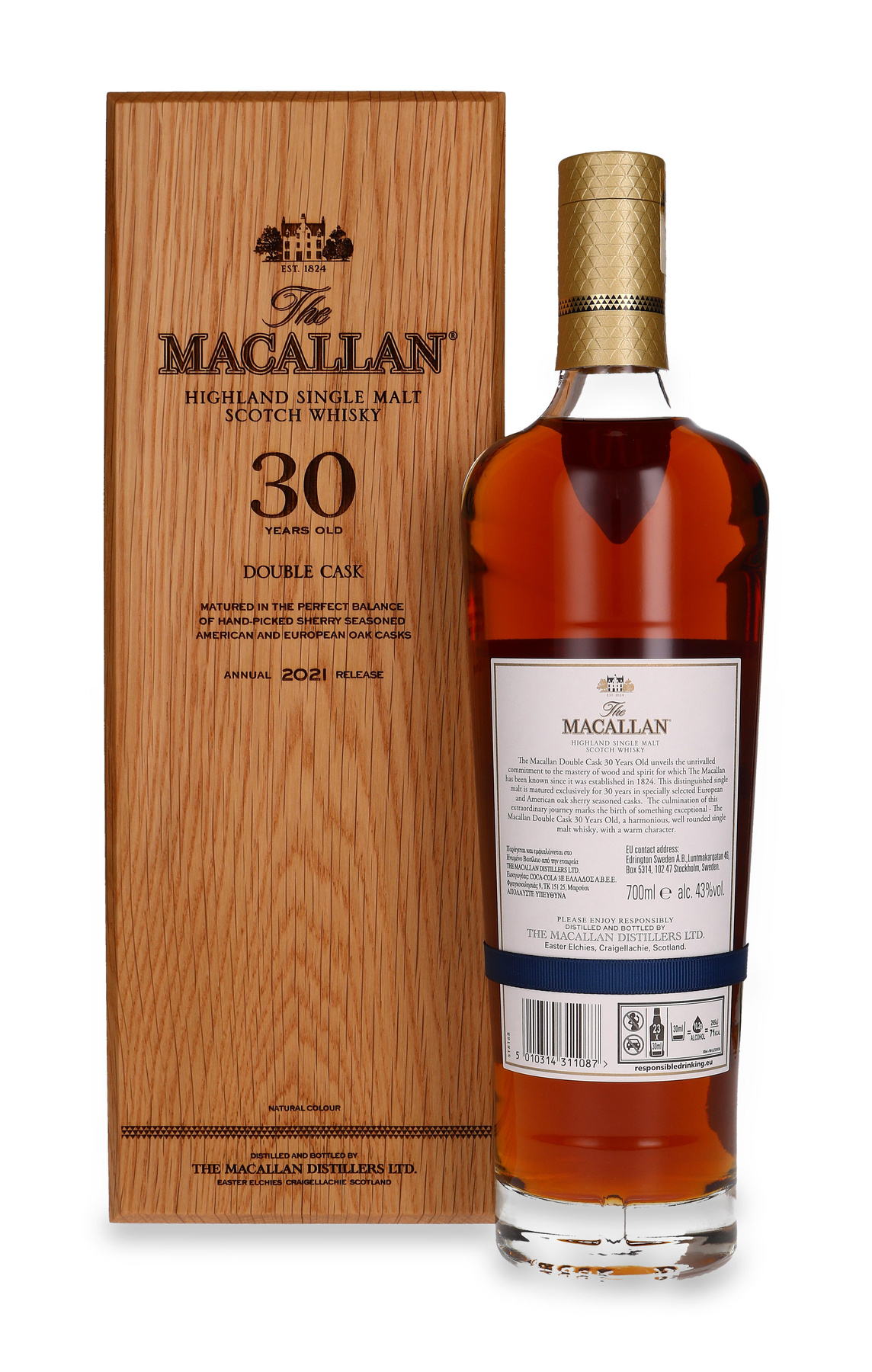 ウイスキー MACALLAN 30 Macallan 30-letni Double Cask 2023 43% 0,7l Single Malt Whisky