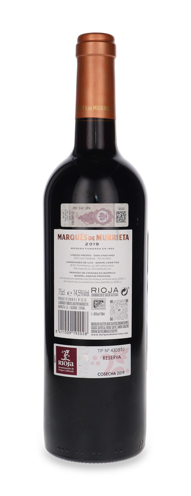 Marques De Murrieta Finca Ygay Rioja Reserva /14,5% / 0,75l