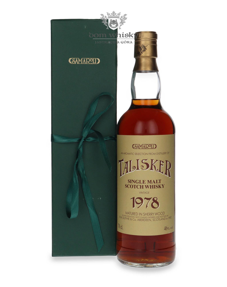 Talisker 1978 Vintage Sherry Wood (Bottled 1992) Samaroli / 46%/ 0.7l