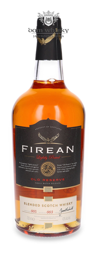 Firean Old Reserve Lightly Peated Blended Scotch Whiskey / 43% / 0.7l