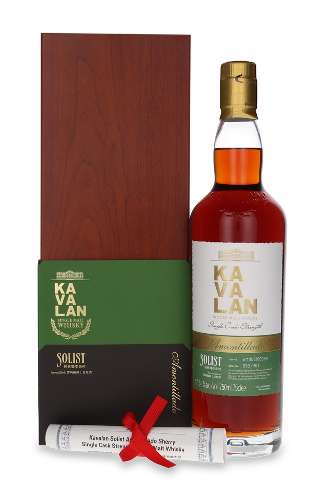 Kavalan Solist Amontillado Sherry Cask / 57,8%/ 0,7l