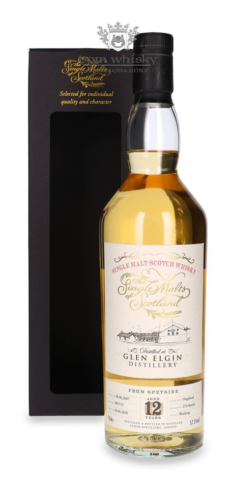 Glen Elgin 12-year-old (D.2007 B.2020)The Single Malts of Scotland / 57.5%/ 0.7l