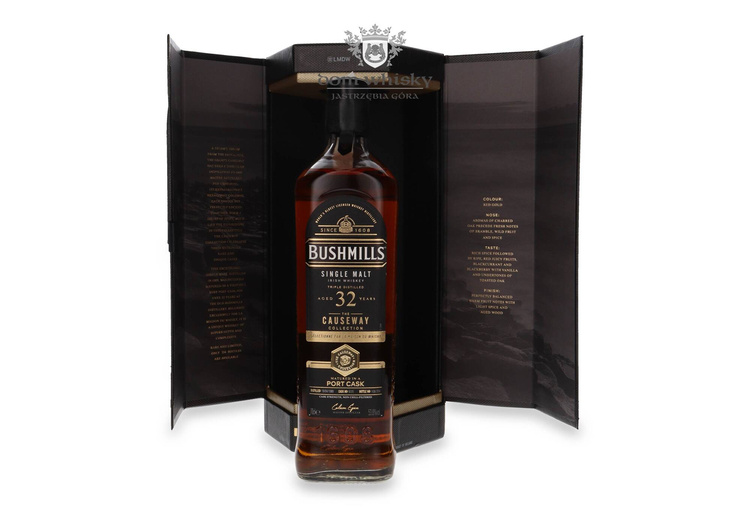 Bushmills 32-letni (D.1989, B.2021) Port Cask Causeway Collection LMDW / 53,8%/ 0,7l