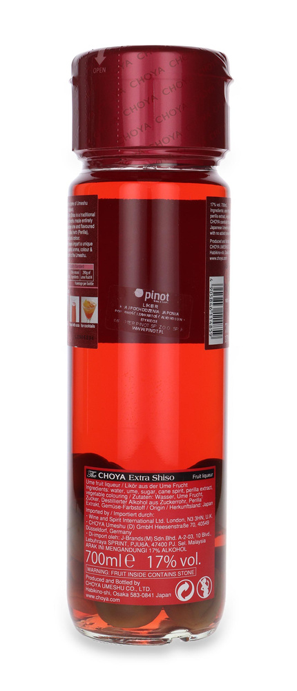 The Choya Extra Shiso Japanese Liqueur / 17%/ 0,7l