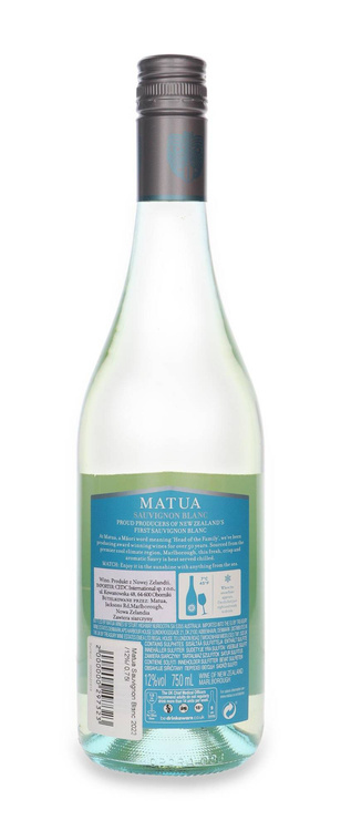 Matua Sauvignon Blanc 2023 /12%/ 0,75l