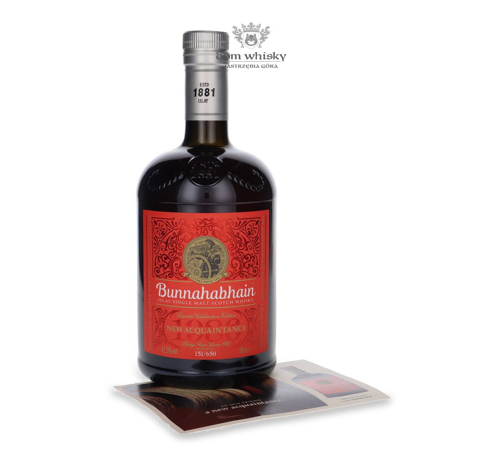 Bunnahabhain New Acquaintance 34 years old (2020 Release) / 41.5% / 0.7l