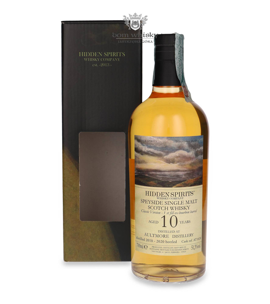 Aultmore 10-year-old (D.2010, B.2020) Hidden Spirits / 51.3% / 0.7l