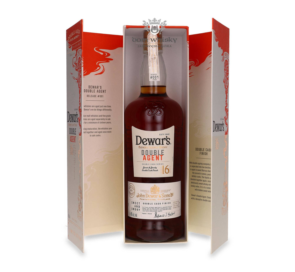 Dewar's Double Agent 16-year-old, Double Cask Finish / 40% / 1.0l