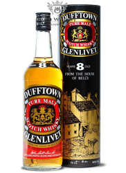 Dufftown-Glenlivet Pure Malt, 8-letni (Bottled 1980s) /40/ 0,75l