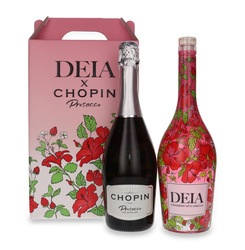 Zestaw Deia Strawberry & Hibiscus Likier + Chopin Prosecco DOC 