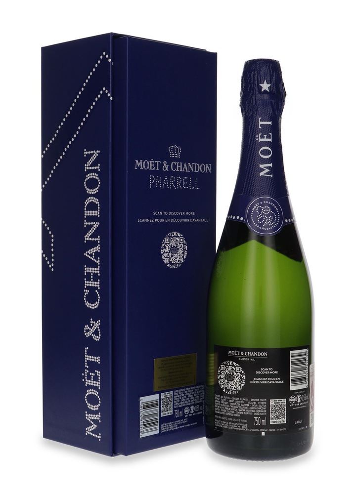 Szampan Moet & Chandon Pharrell Williams Midnight Blue Limited Edition/ 13% / 0,75l