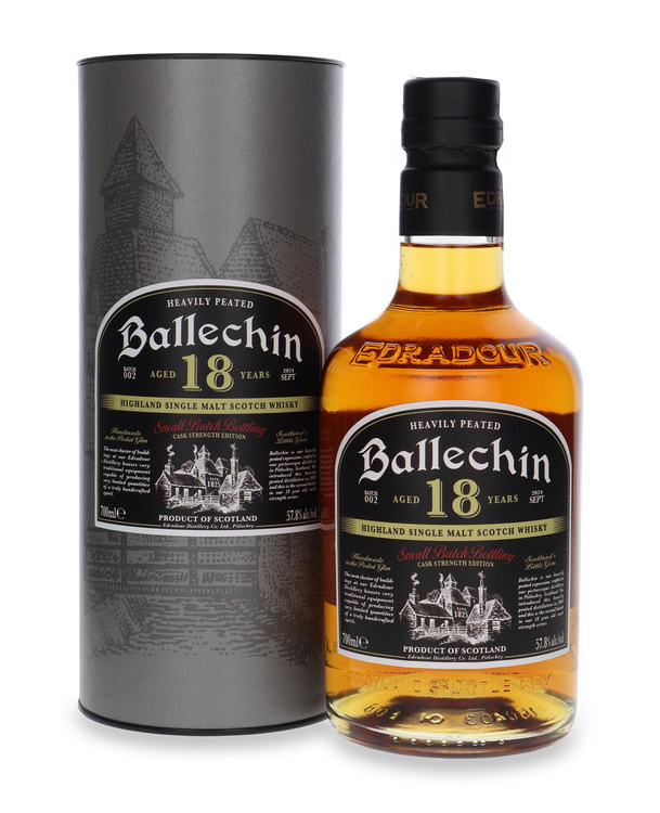 Edradour Ballechin 18-letni (2024 Release) Batch # 002 / 57,8% / 0,7l		