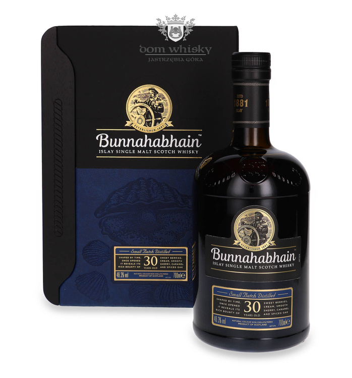 Bunnahabhain 30-letni Small Batch Distilled / 46,3%/ 0,7l		