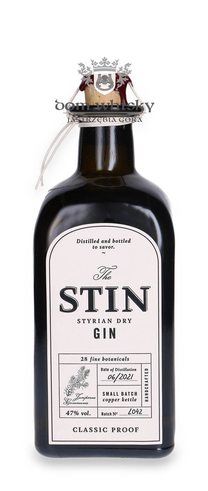 The Stin Styrian Dry Gin / 47% / 0.5l