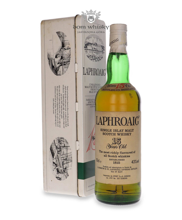 Laphroaig 15-letni (Bottled 1980s) / 43% / 0,75l