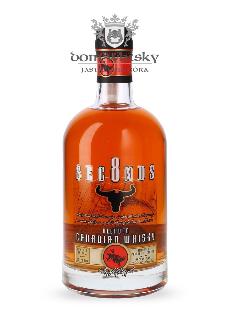 8 Seconds (Sec8nds) Canadian Small Batch /40%/ 0,75l