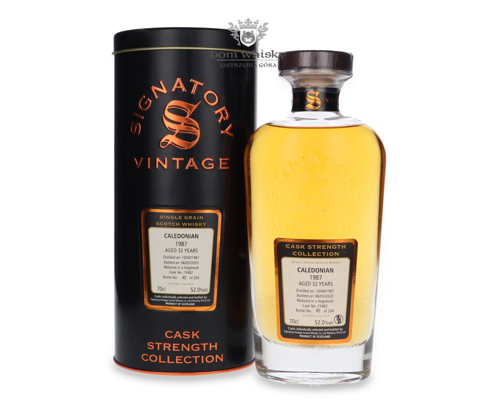 Caledonian 32-year-old (D.1987, B.2020) Signatory Vintage /52%/ 0.7l