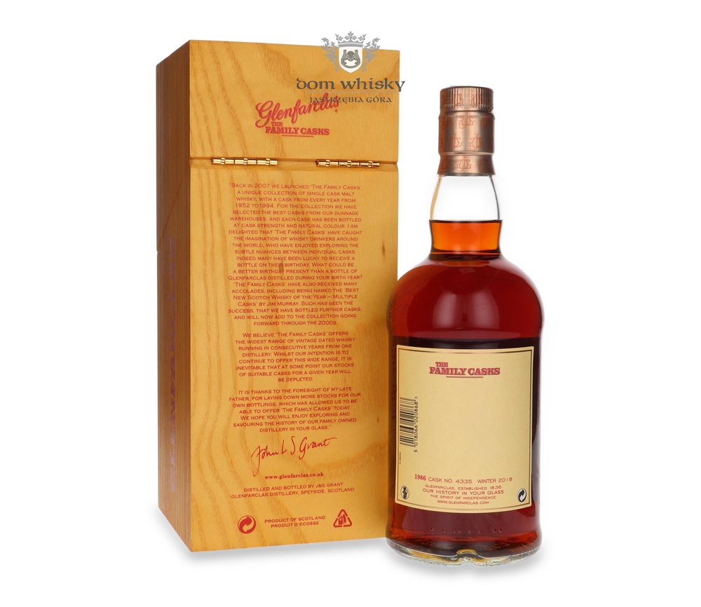 Glenfarclas The Family Casks 1986 (Bottled 2018) / 55% / 0.7l