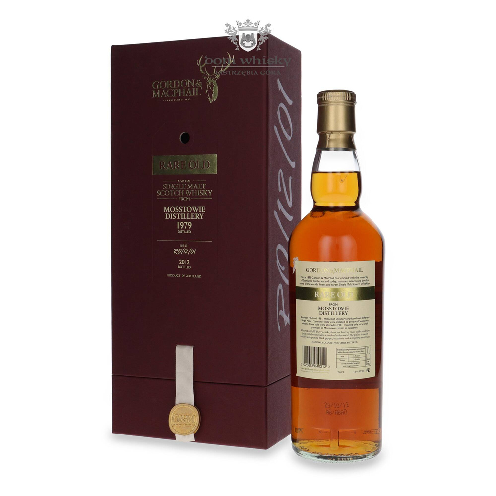 Mosstowie 1979 (Bottled 2012) Rare Old, Gordon &amp; MacPhail / 46%/ 0.7l