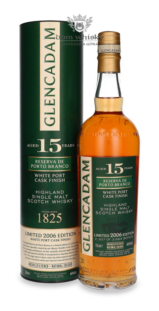 Glencadam 15-letni (D.2006, B.2021) Reserva de Porto Branco / 46%/ 0,7l