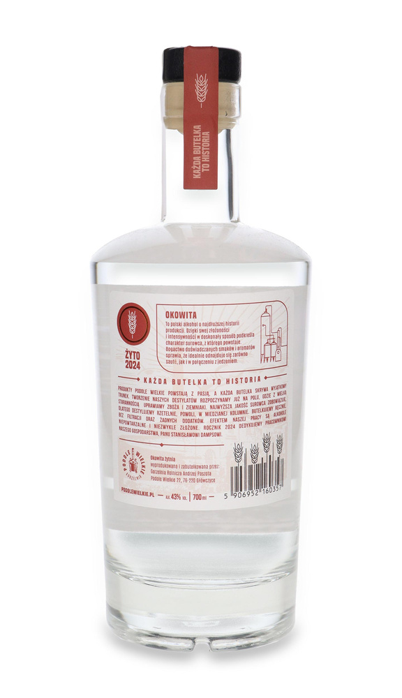 Okowita Podole Wielkie Żyto Serafino 2024 / 43% / 0,7l