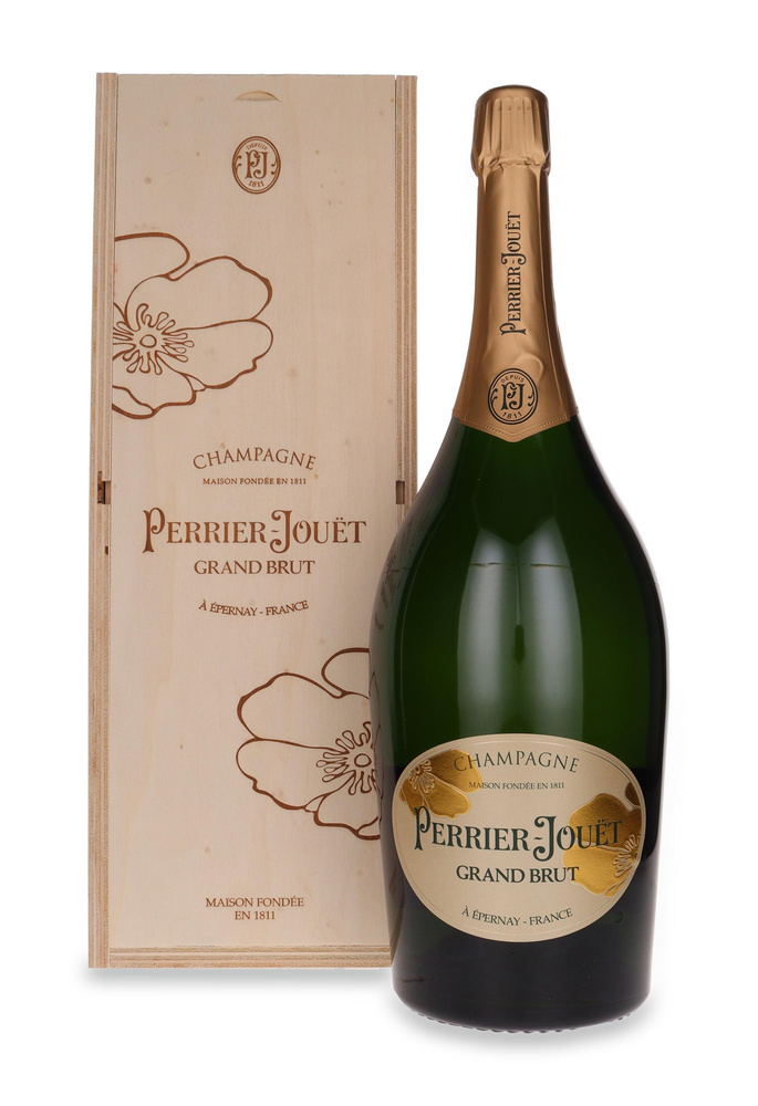 Perrier-Jouet Grand Brut champagne /Wooden Box/ 12% / 3.0l