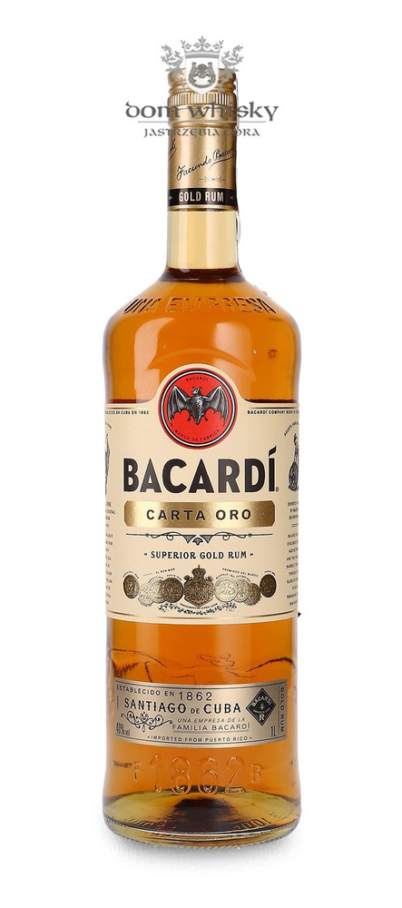 Bacardi Gold Carta Oro (American market) / 40% / 1.0l