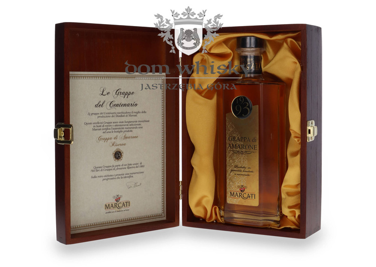 Marcati Grappa Amarone 1993 / 40% / 0,5l