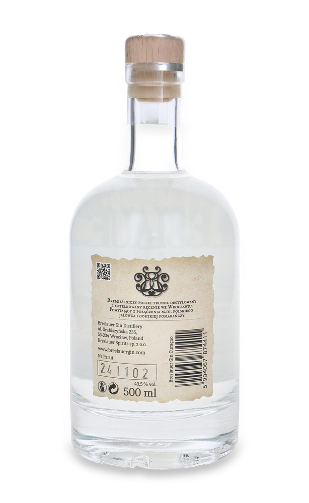 Breslauer Curacao Gin / 43,5% / 0,5l