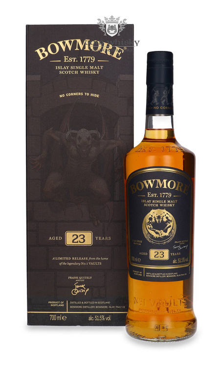 Bowmore No Corners to Hide 23-letni (Design by Frank Quitely) / 51,5% / 0,7l	