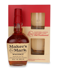 Makers Mark + 2 Glasses Set / 45% / 0.7l