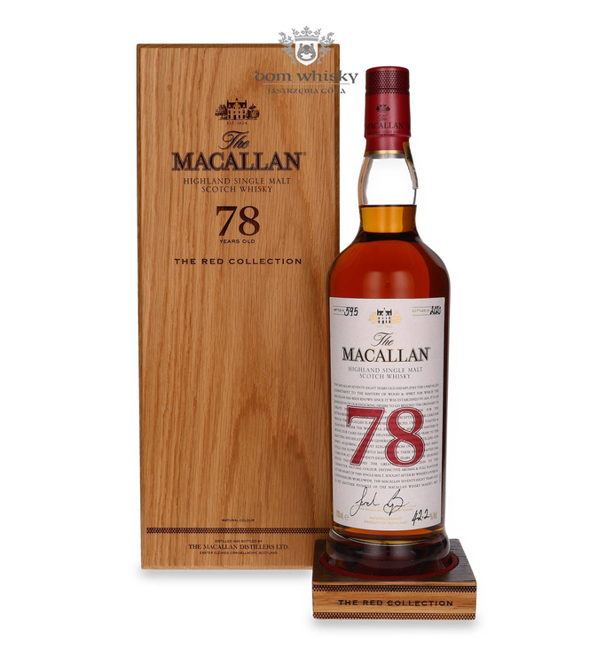 Macallan 78-letni The Red Collection (Bottled 2020) Bottle Nr 595 / 42,2%/ 0,7l                                