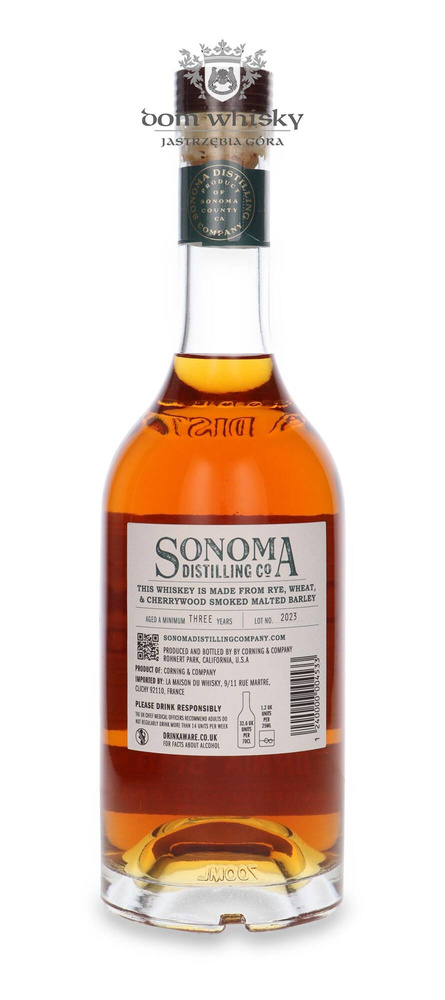 Sonoma California Smoked Rye / 46,5% / 0,7l